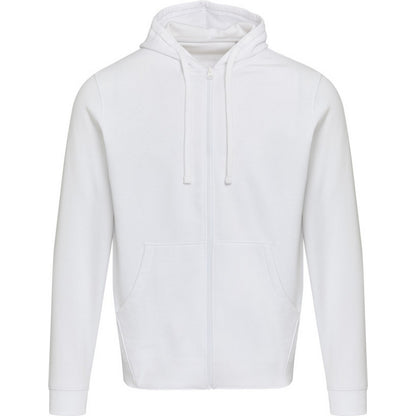 White - Front - Elevate Unisex Adult Jasper Full Zip Hoodie
