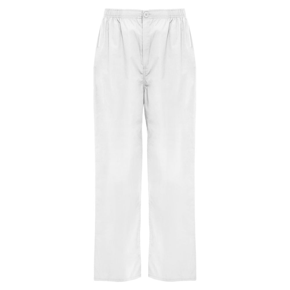 White - Front - Roly Workwear Unisex Adult Vademecum Work Trousers