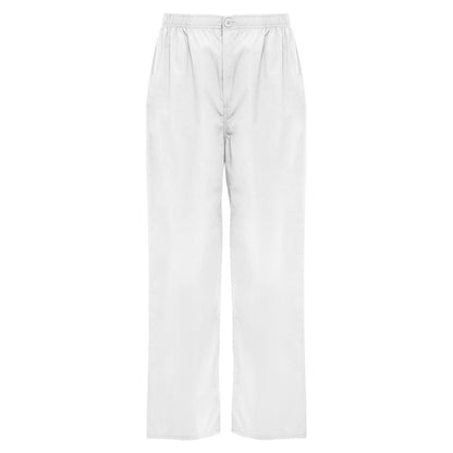 White - Front - Roly Workwear Unisex Adult Vademecum Work Trousers