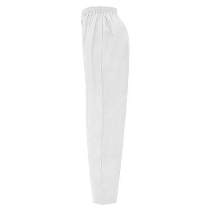 White - Side - Roly Workwear Unisex Adult Vademecum Work Trousers