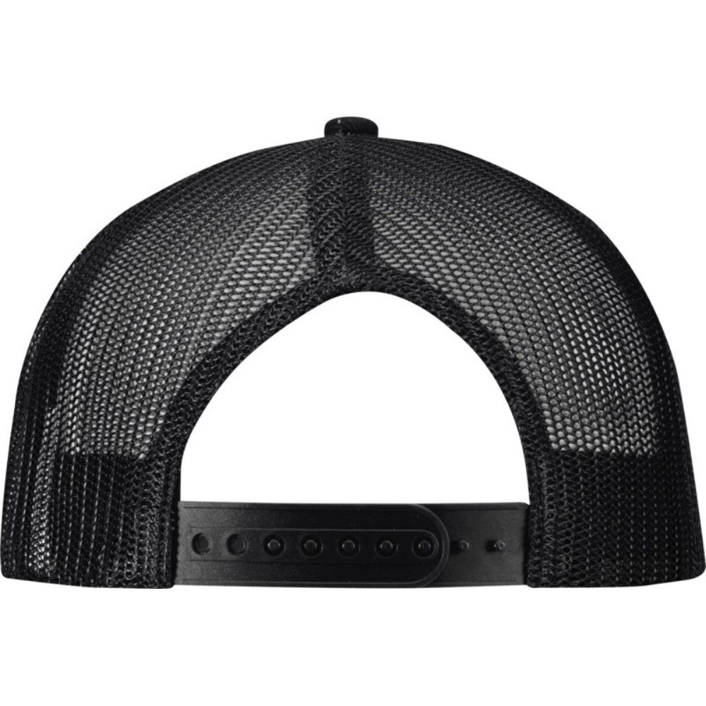 Black - Back - Elevate Unisex Adult Drift 6 Panel Snapback Cap