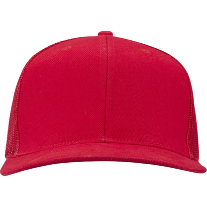 Red - Front - Elevate Unisex Adult Drift 6 Panel Snapback Cap