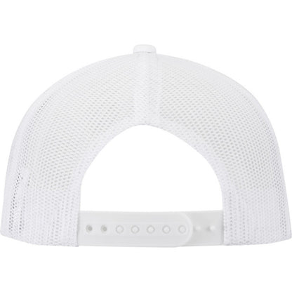 White - Back - Elevate Unisex Adult Drift 6 Panel Snapback Cap