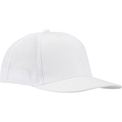 White - Side - Elevate Unisex Adult Drift 6 Panel Snapback Cap