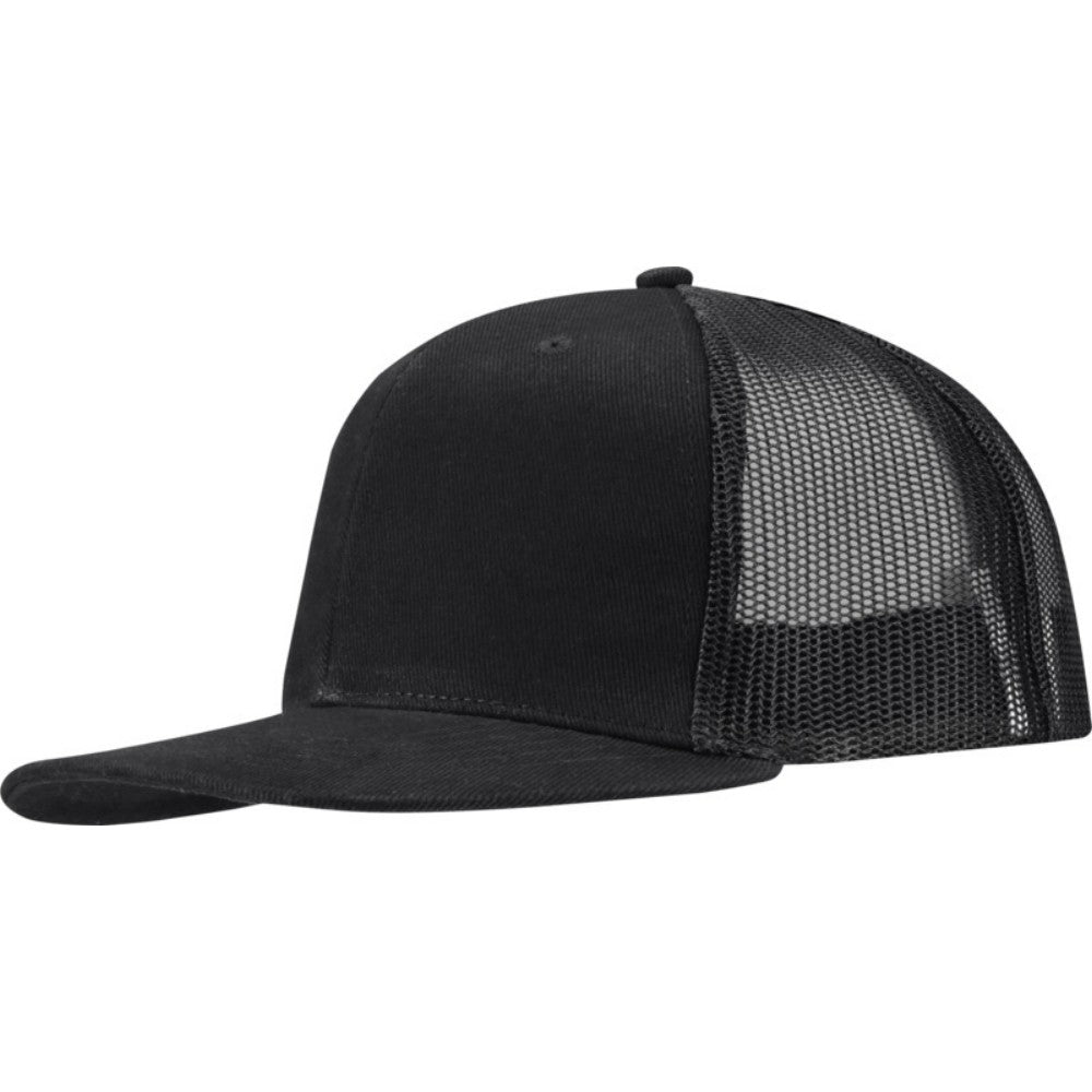 Black - Lifestyle - Elevate Unisex Adult Drift 6 Panel Snapback Cap