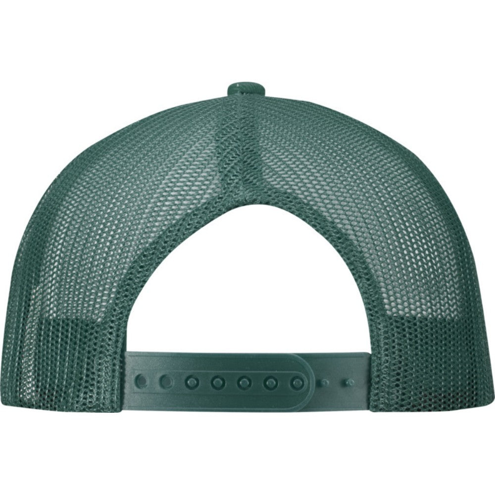 Forest Green - Back - Elevate Unisex Adult Drift 6 Panel Snapback Cap