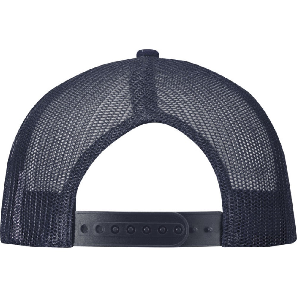 Navy - Back - Elevate Unisex Adult Drift 6 Panel Snapback Cap