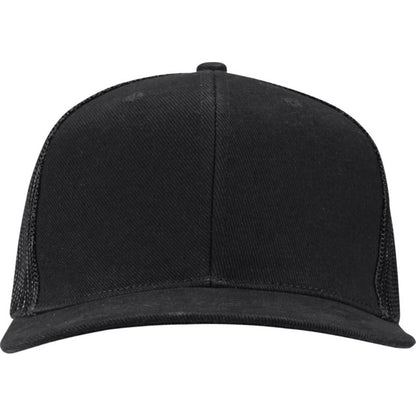 Black - Front - Elevate Unisex Adult Drift 6 Panel Snapback Cap