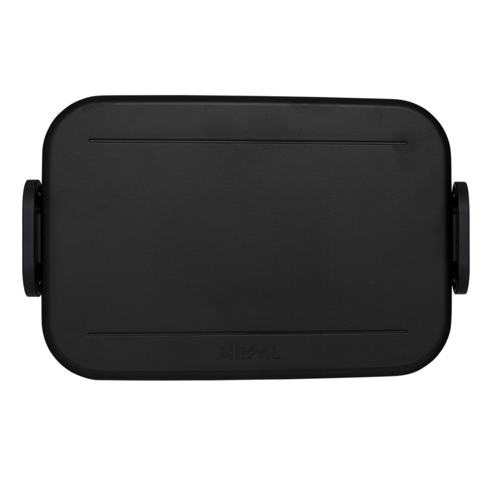 Black - Back - Mepal Take-A-Break Flat 800ml Lunch Box