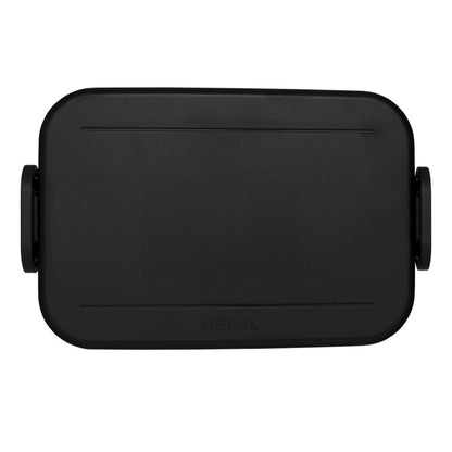 Black - Back - Mepal Take-A-Break Flat 800ml Lunch Box