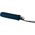 Navy-Silver - Side - Bullet 21.5in Alex 3-Section Auto Open And Close Umbrella