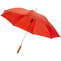 Red - Front - Bullet 23in Lisa Automatic Umbrella
