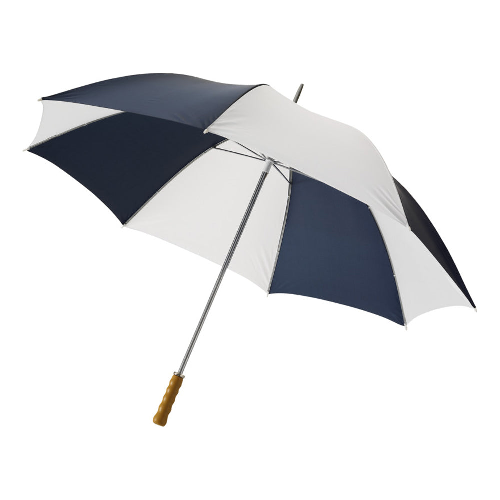 Navy-White - Front - Bullet 30in Golf Umbrella