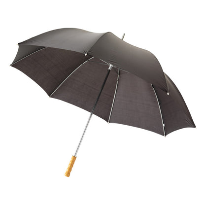 Solid Black - Front - Bullet 30in Golf Umbrella