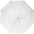 Transparent White - Back - Bullet 23in Kate Transparent Automatic Umbrella