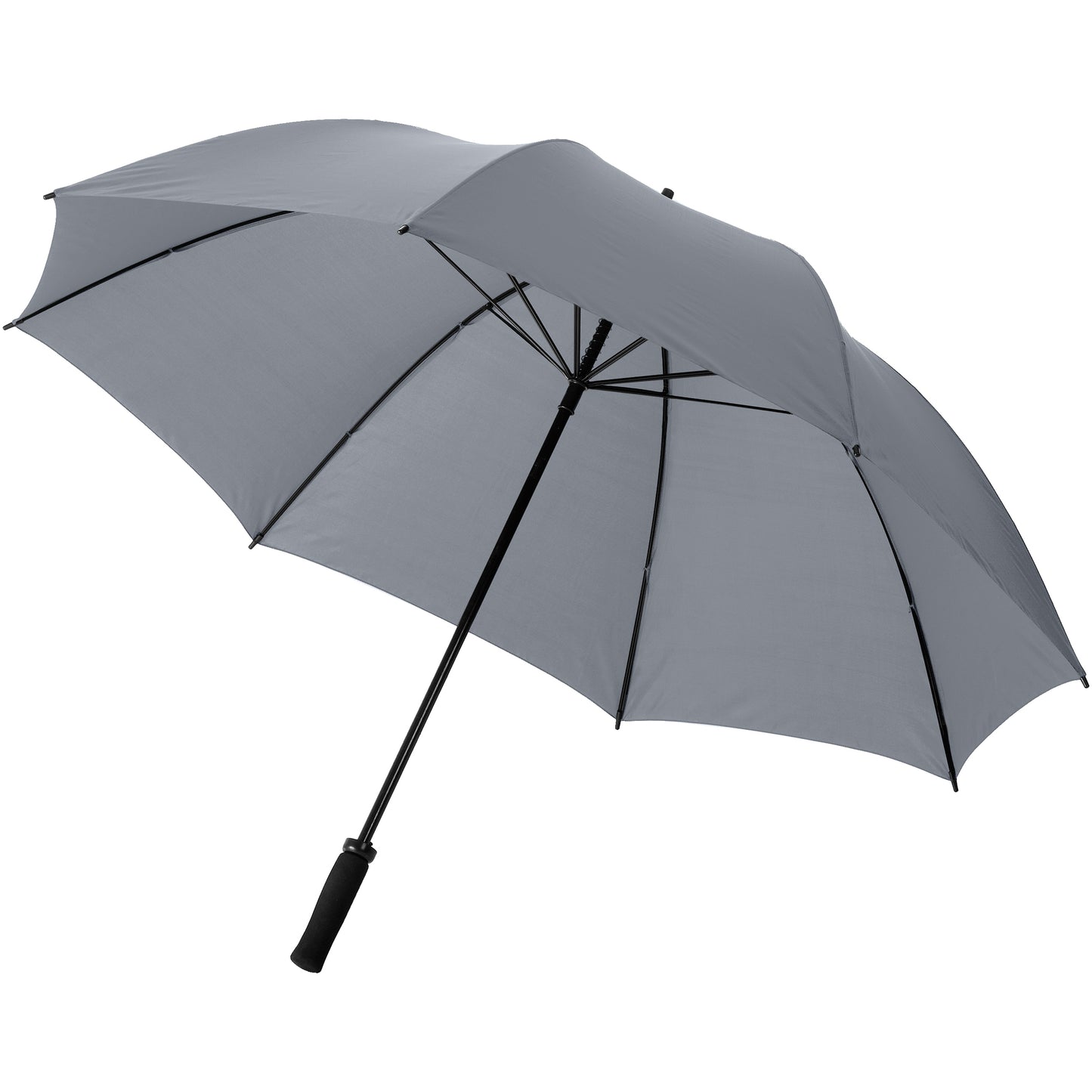 Grey - Front - Bullet 30in Yfke Storm Umbrella
