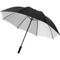 Solid Black-Silver - Front - Bullet 30in Yfke Storm Umbrella