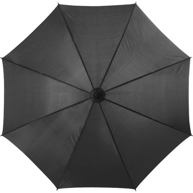 Solid Black - Back - Bullet 23in Kyle Automatic Classic Umbrella