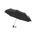 Black - Front - Bullet 21.5in Ida 3-Section Umbrella