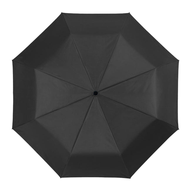 Black - Back - Bullet 21.5in Ida 3-Section Umbrella