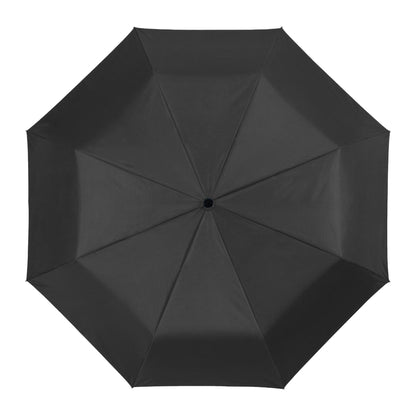 Black - Back - Bullet 21.5in Ida 3-Section Umbrella