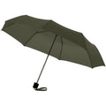 Forest Green - Front - Bullet 21.5in Ida 3-Section Umbrella