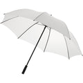 White - Front - Bullet 23 Inch Barry Automatic Umbrella