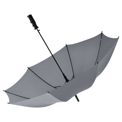 Grey - Back - Bullet 23 Inch Barry Automatic Umbrella