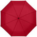 Red - Lifestyle - Bullet 21 Inch Wali 3-Section Auto Open Umbrella