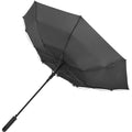 Solid Black - Side - Marksman 23 Inch Noon Automatic Storm Umbrella