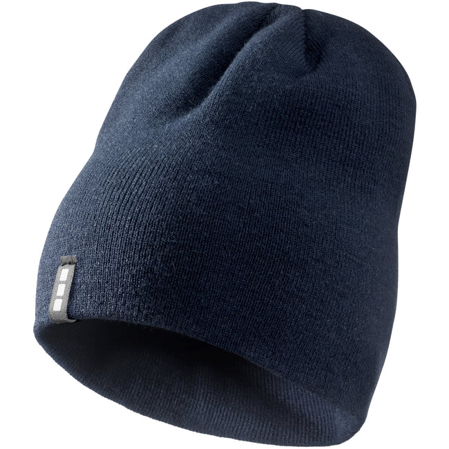Navy - Front - Elevate Level Beanie