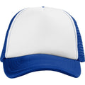 Royal Blue-White - Back - Bullet Trucker 5 Panel Cap