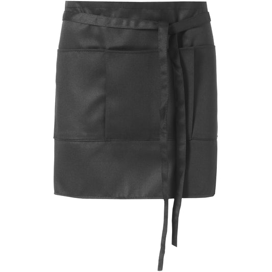 Solid Black - Front - Bullet Lega Short Apron