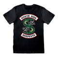 Black - Front - Riverdale Womens-Ladies Southside Serpents Boyfriend T-Shirt