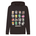 Black - Front - Minecraft Boys Mini Mobs Pullover Hoodie