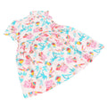 White-Blue-Pink - Side - Peppa Pig Girls Flamingo Dress