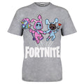 Grey - Front - Fortnite Childrens-Kids Bunny Trouble Short Sleeve T-Shirt