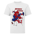 White - Front - Spiderman Childrens Boys Spidey Power T-Shirt