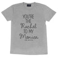 Grey Heather - Front - Friends Womens-Ladies Rachel To My Monica Boyfriend T-Shirt