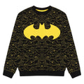 Black - Front - Batman Boys Patterned Sweatshirt