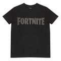 Black-Black - Side - Fortnite Girls Logo T-Shirt