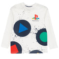White-Blue - Side - Playstation Boys Buttons Pyjama Set