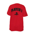 Red - Back - Playstation Girls Player T-Shirt