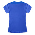Royal Blue - Back - Superman Womens-Ladies Logo Fitted T-Shirt