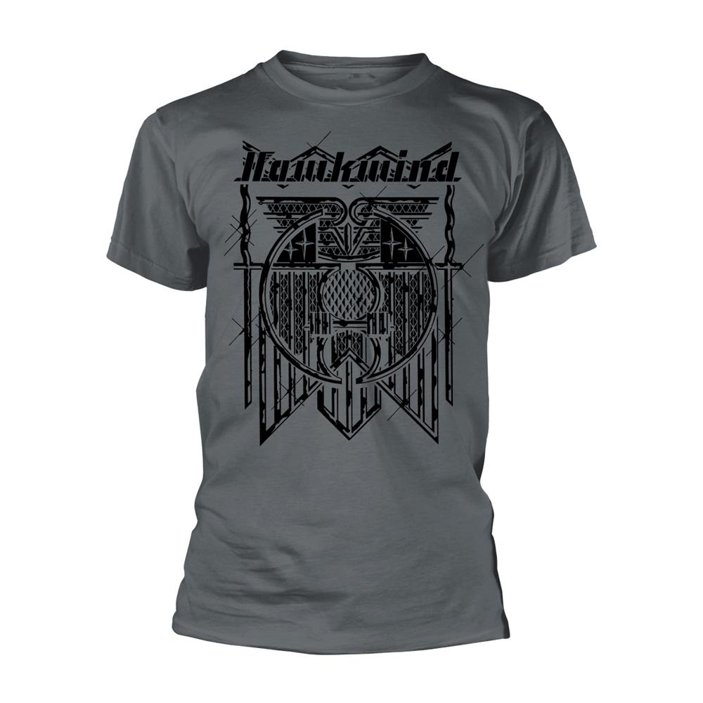 Charcoal - Front - Hawkwind Unisex Adult Doremi T-Shirt