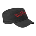 Black-Red - Front - The Cramps Logo Army Cap