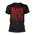 Black - Front - Soundgarden Unisex Adult Black Hole Sun T-Shirt