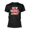Black - Front - New Model Army Unisex Adult Logo T-Shirt