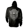 Black - Back - Amon Amarth Unisex Adult Skull Hoodie
