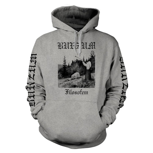 Grey - Front - Burzum Unisex Adult Filosofem 3 2018 Hoodie